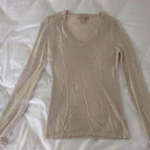 V-neck thin sweater t shirt